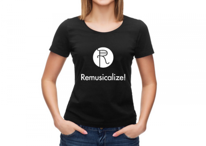 MIC T-shirt girl Remusicalize
